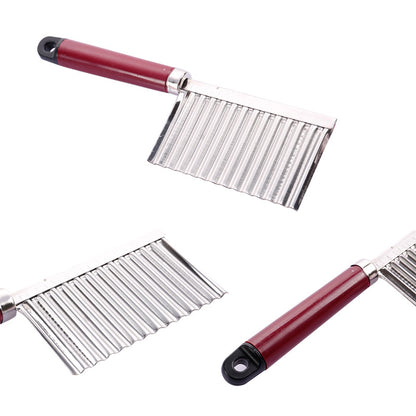 Multifunctional Stainless Steel Wave Knife Household Potato And Vegetable Cutter