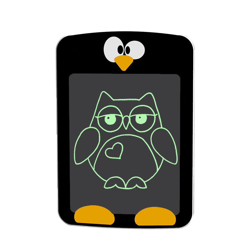 New 6.5 Inch Cartoon Children's Early Education Puzzle Graffiti Painting LCD Writing Board Family Message LCD Writing Board