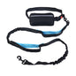 Multifunctional Pet Running Traction Rope Sports Dog Walking Mobile Bag High Elastic Dog Traction Belt Pulling Dog Rope