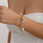 Ocean style fish tail imitation pearl tassel necklace necklaces beach starfish shell pendant accessories