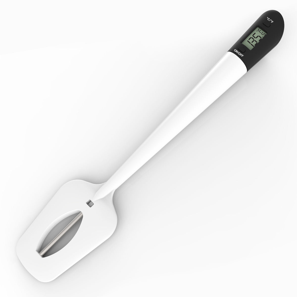 Digital Cooking Thermometer Double Use Silicone Scraper Spatula Safety Cooking Food BBQ Meat Thermometer Baking Tool