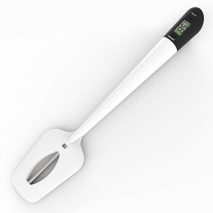 Digital Cooking Thermometer Double Use Silicone Scraper Spatula Safety Cooking Food BBQ Meat Thermometer Baking Tool