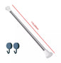 Heavy Duty Extendable Telescopic Shower Curtain Pole Rail Rod Bath Door Window