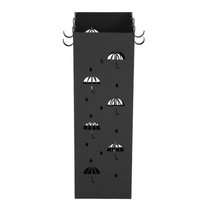 Umbrella Design Entryway Umbrellas Iron Holder Storage Rack Black
