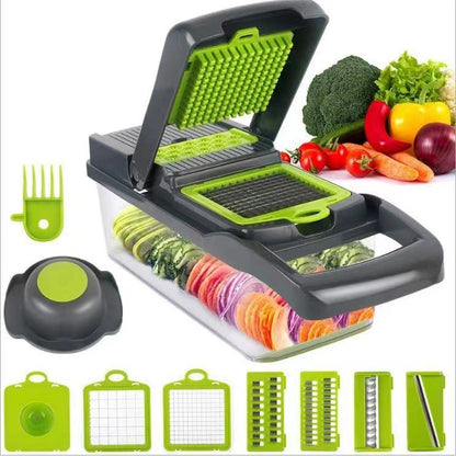 Multifunctional Vegetable Cutter, Vegetable Slicer, Shredder, Potato Shredder, Household Kitchen Utensil
