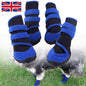 4x Anti-Slip Pet Boots Dog Puppy Waterproof Shoes Protective Rain-Booties Socks