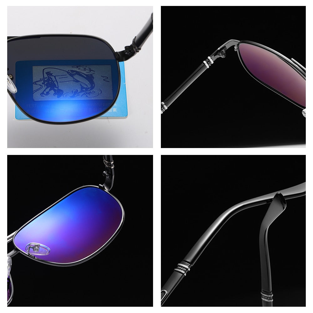 Polarized Glasses for Driving Male Sunglass Brand Designer Black Sun Glasses