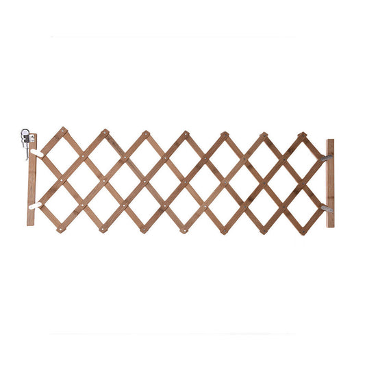Baby Safety Fence Expanding Portable Wooden Pet Dog Freestanding Trellis Gate UK