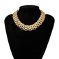 Personality exaggerated thick chain necklace female retro simple clothing accessories metal sweater chain