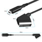 SCART To HDMI Converter Cable SCART - HDMI - OLD DVD TO HD TV -Video Adapter