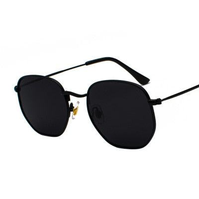 Men Sunglases Sun glasses NEW Women Metal Frame Fishing Glasses Gold tea Eyewear lentes de sol hombre okulary UV400