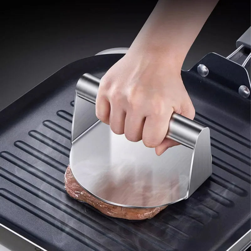 Hamburger Press 304 Stainless Steel Non-Stick Meat Beef Grill Burger Press Patty Maker Hamburger Maker Kitchen Supplies