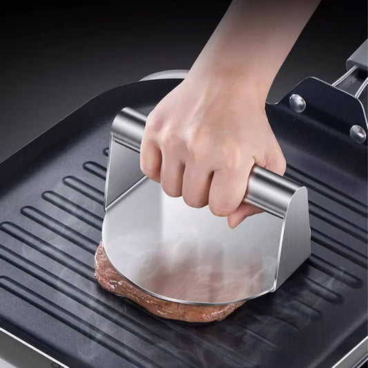 Hamburger Press 304 Stainless Steel Non-Stick Meat Beef Grill Burger Press Patty Maker Hamburger Maker Kitchen Supplies