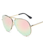 New Ocean Sunglasses Fashion Retro Glasses for Men and Women Couples European and American Large Frame Sunglasses