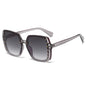 New Large Square Sunglasses Women Rivet Sunglasses Men Ins Style  Street Shooting Glasses