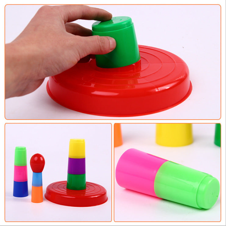 Creative Stacking Music Set Circle Toy Large Parent Child Throwing Ring Children's Stress Relieving Toy