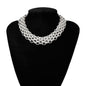Personality exaggerated thick chain necklace female retro simple clothing accessories metal sweater chain