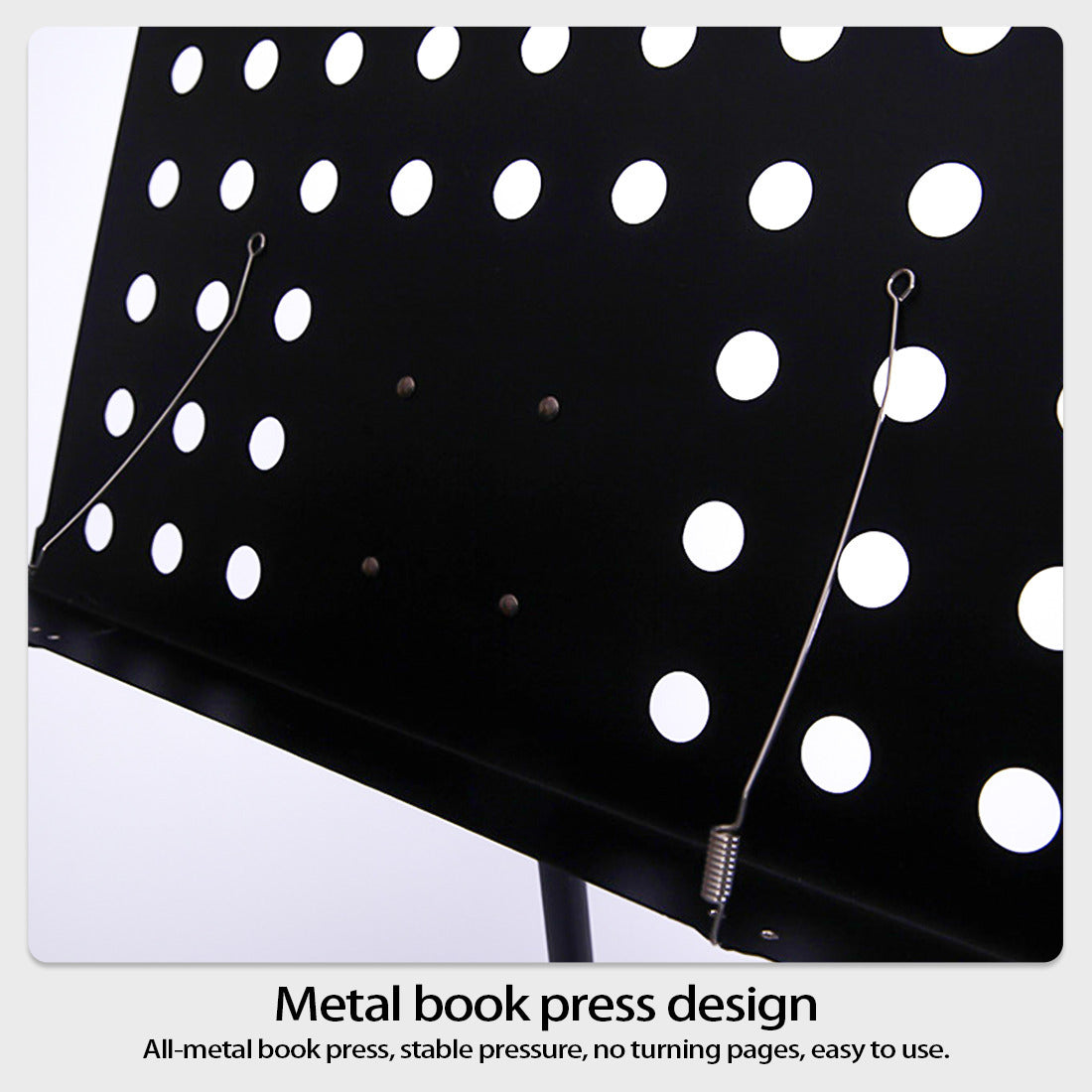Heavy Duty Orchestral Music Stand Folding Adjustable Sheet Stand Tripod Base
