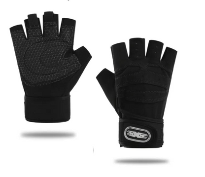 Fitness cycling gloves men's and women's wrist guards half finger gloves