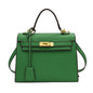 Size Solid Color PU Kelly Bag Candy Color Handbag Cross Shoulder Fashion Model Bag