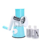 5-in-1 Cheese Grater: Gourmet, Rotary with Hand Crank, 10 Blades (3 Blades-C), for Cheese & Vegetable Slicing.