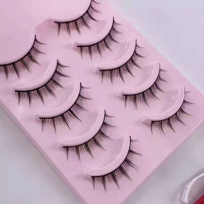 Cartoon Bushy Black Terrier Big Devil False Eyelashes Whole Piece Barbie Eyelashes Natural Little Devil