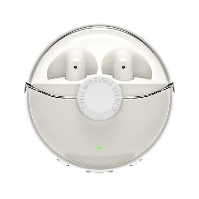 XY-90 Transparent Case Wireless Bluetooth Earphones New 5.1 Half In Ear Dual Ear TWS Stereo