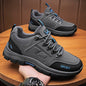 Men's shoes autumn anti slip and wear-resistant construction site work travel shoes outdoor hiking workwear labor protection trendy shoes