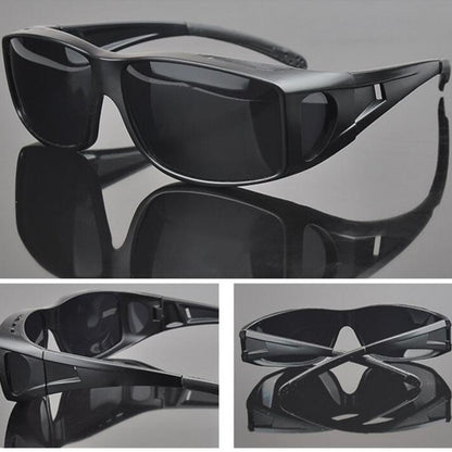 New Men Polarized Lens Driving Fishing Sunglasses Cover For Myopia Glasses Flip Polaroid Sun Eyewear