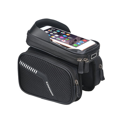 Bicycle Bag Front Beam Bag Mountain Bike Mobile Phone Front Hanging Bicycle Saddle Storage Bag Riding Equipment Accessories