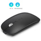 Rechargeable metal roller wireless Bluetooth mouse dual-mode mobile phone tablet wireless mouse