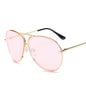 New Ocean Sunglasses Fashion Retro Glasses for Men and Women Couples European and American Large Frame Sunglasses