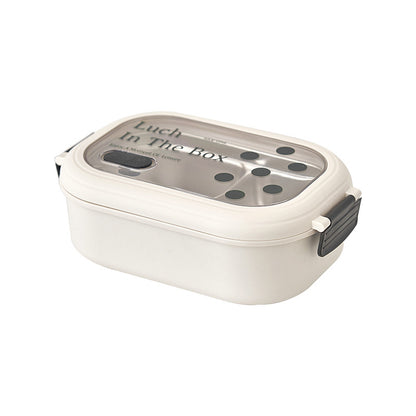 Fashionable and simple style heat preservation portable partitioned stainless steel lunch box lunch box