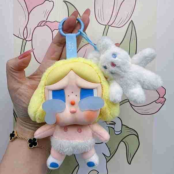Classic Rabbit and Bear Series Bag Charm with Hidden Tear Design