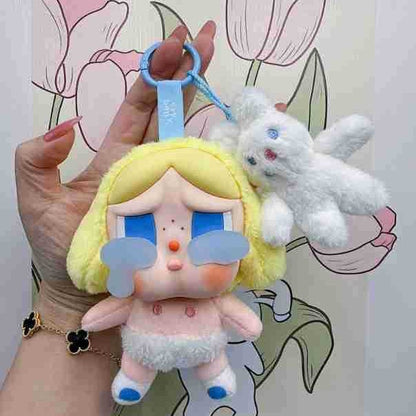 Classic Rabbit and Bear Series Bag Charm with Hidden Tear Design