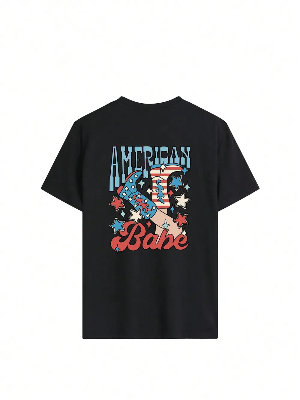 Letter graphic T-shirt women's street sports short sleeved fashion summer T-shirt clothing