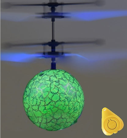Colorful RC Flying Ball Luminous Kid's Flight Balls Infrared Induction Aircraft Remote Control Toys LED Light Mini Helicopter