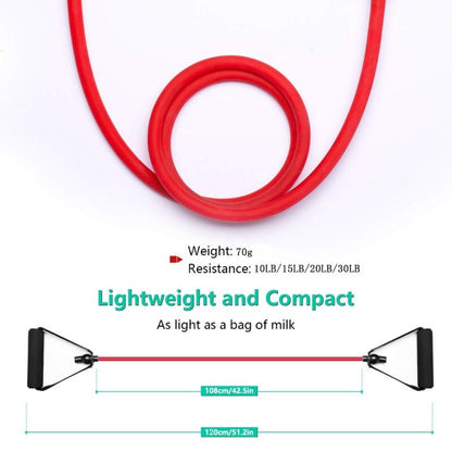 120cm Fitness Elastic Resistance Bands Yoga Pull Rope Exercise Tubes Elastic Workout Bands for Yoga Pilates Expander Elastic