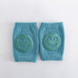 Woolen loop baby socks, elbow protection, walking and crawling, knee protection, baby and child knee protection, smiling face knee protection