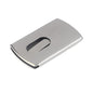 Portable Hand-push type Stainless Steel Business card holder wallet card case for men