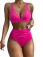Swimsuit women's split sexy bikini high waist tight hollow swimsuit women