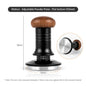 Coffee Adjustable Press Walnut Coffee Machine Impact Hammer Constant Pressure Elastic Press Hammer