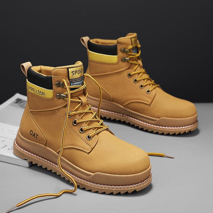 Autumn and winter new high top retro workwear casual Martin boots men's shoes