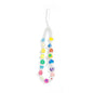 Minimally colored daisy fruit phone chain accessories creative mushroom bead bag pendant keychain