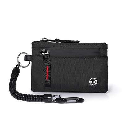 Zero wallet anti-theft card swiping bag X-PAC mini travel wallet with keychain