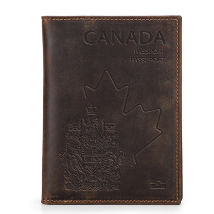 Anti theft document brushing bag Airtag travel passport bag