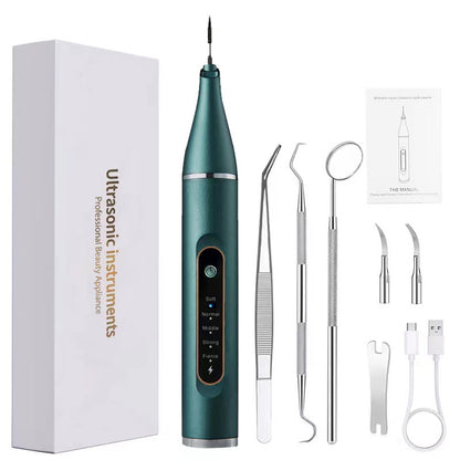 Ultrasonic dental cleaner portable oral care cleaning device stone removal and whitening dental cleaner