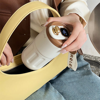 Digital Display Stainless Steel Coffee Insulated Cup 410ml