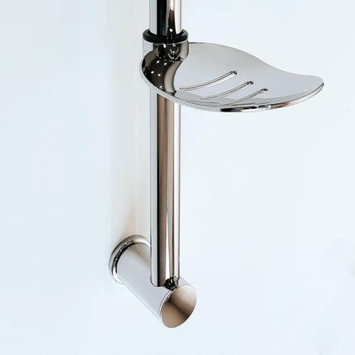 Shower Riser Rail Kit Slider Adjustable Chrome Head Holder Bracket Bathroom Set