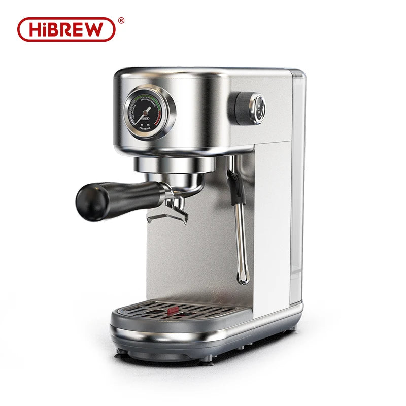 HiBREW 20Bar Semi Automatic Espresso Coffee Machine Temperature Adjustable Cold/Hot Super Slim Coffee Maker Cappuccino H10B